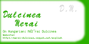 dulcinea merai business card